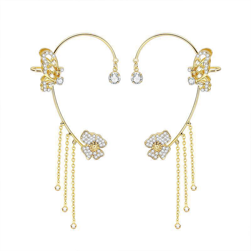 Premium Butterfly Ear Cuff🦋 —  Hypoallergenic, Nickel-Free & Lead-Free | Comfortable Clip-On Design for Sensitive Ears💎