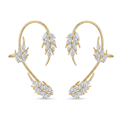 Premium Butterfly Ear Cuff🦋 —  Hypoallergenic, Nickel-Free & Lead-Free | Comfortable Clip-On Design for Sensitive Ears💎