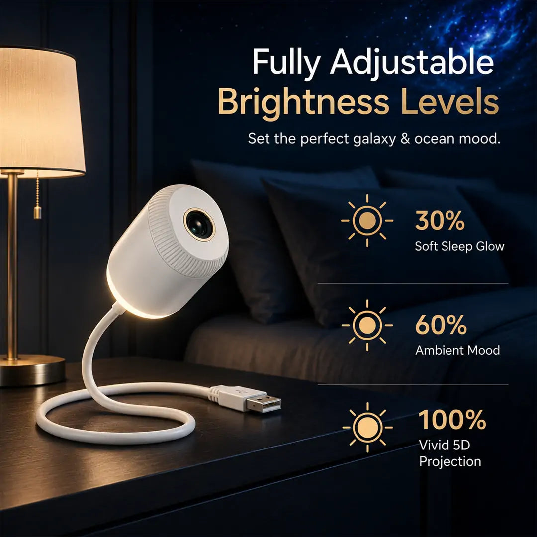 30% OFF! 🎁 PKNEW® NEXT-GEN SMART PROJECTION HD Smart Dynamic 5D Holographic Night Light Projector