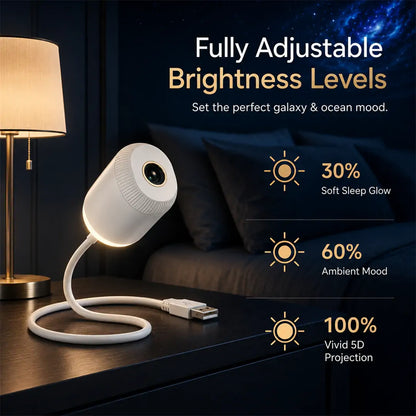 30% OFF! 🎁 PKNEW® NEXT-GEN SMART PROJECTION HD Smart Dynamic 5D Holographic Night Light Projector