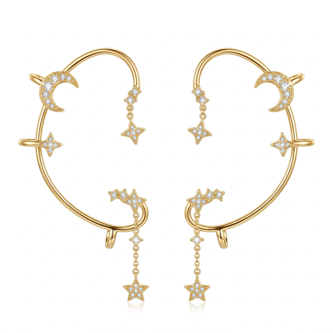 Premium Butterfly Ear Cuff🦋 —  Hypoallergenic, Nickel-Free & Lead-Free | Comfortable Clip-On Design for Sensitive Ears💎