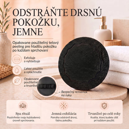 🔥🔥🚿 Hĺbkovo čistiace exfoliačné telové žinky – Jemný odstraňovač odumretej kože & SPA kúpeľňová špongia 💎