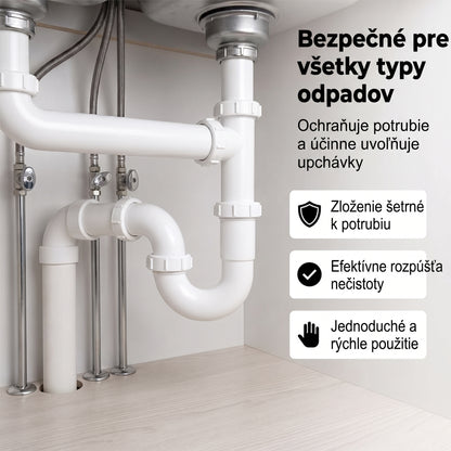 𝐏𝐊𝐍𝐄𝐖® Šumivé tablety na čistenie a spriechodnenie odtokov | Jednoducho odstraňujú vlasy, mastnotu a zvyšky mydla 💎