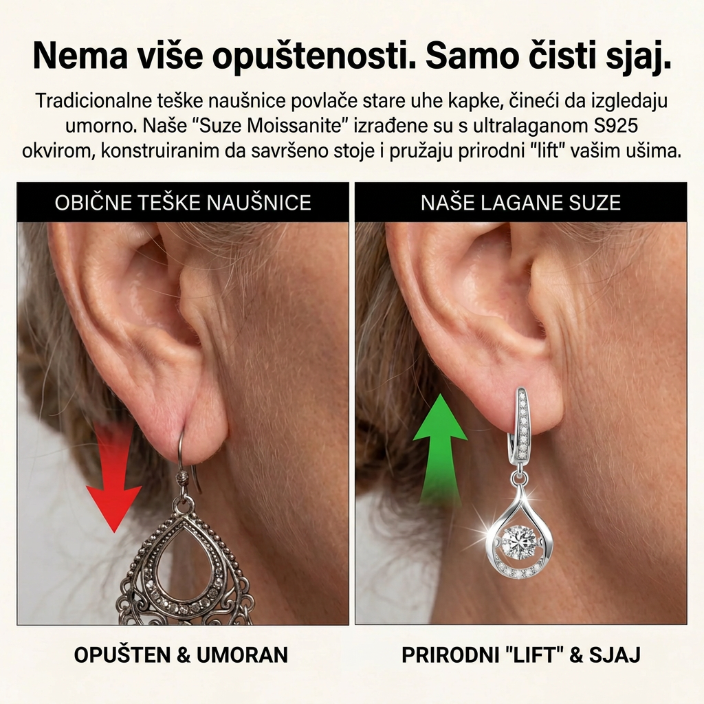 🔥🔥 POPUST 90 %✨: 1-karatne „plešuće“ moissanite naušnice – čista udobnost i sjaj S925 srebra koji zaslužujete 💎