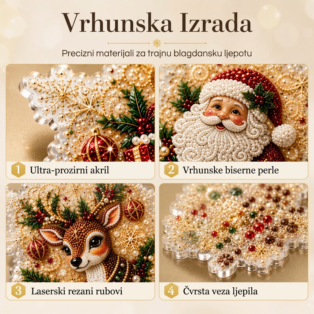 🎄 Ograničena ponuda 55% popusta 🎄 Set božićnih DIY ukrasa za bojanje i vješanje 💎