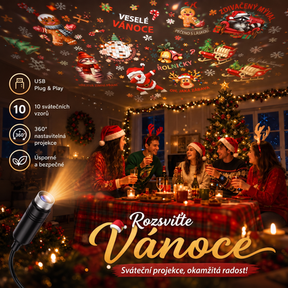 Vitalisys® 5D Pametni Zvjezdani Projektor 🌌 – 30+ dinamičkih scena i upravljanje putem aplikacije 💖