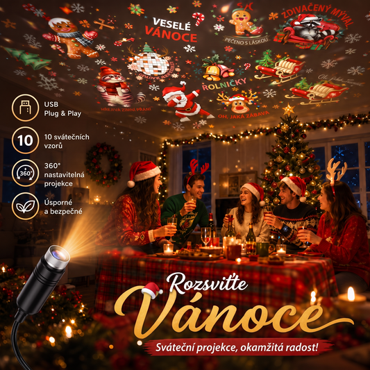 Vitalisys® 5D Pametni Zvjezdani Projektor 🌌 – 30+ dinamičkih scena i upravljanje putem aplikacije