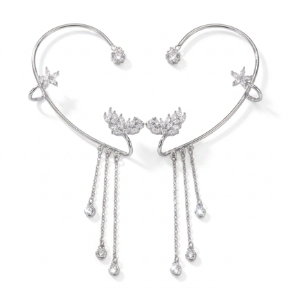 Premium Butterfly Ear Cuff🦋 —  Hypoallergenic, Nickel-Free & Lead-Free | Comfortable Clip-On Design for Sensitive Ears💎