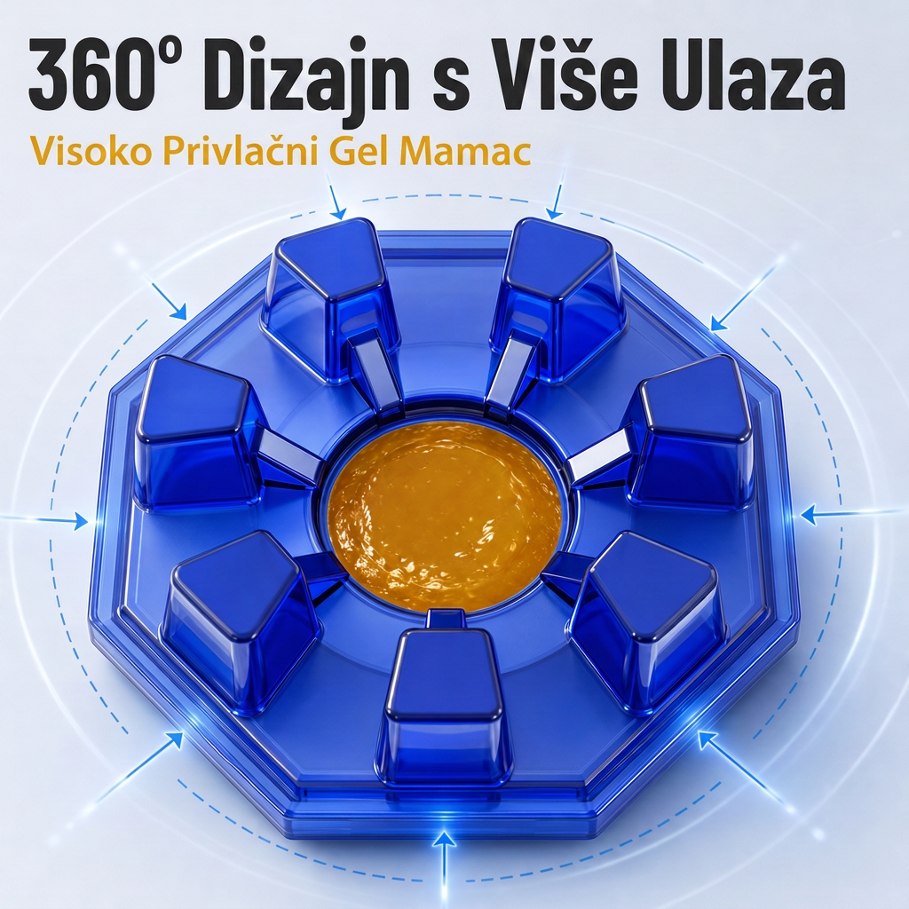 PKNEW® Pametna stanica s mamcem protiv žohara s lančanim učinkom 🛡️ – dopire i do skrivenih žarišta, pomaže eliminirati cijelu koloniju i štiti kućanstvo do 2 godine 💎