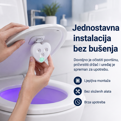 LEFUN® Pametno UVC svjetlo za WC 🚽 – automatski senzor, beskontaktni rad i USB-C punjenje 💎
