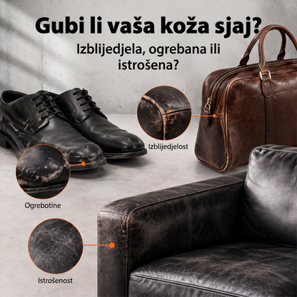🎃 PKNEW® Intenzivni balzam za obnavljanje boje kože ✨ – Oživljava izblijedjeli izgled, ujednačava boju i pomaže pri prekrivanju ogrebotina na cipelama, sofama, torbicama i autosjedalicama 💕