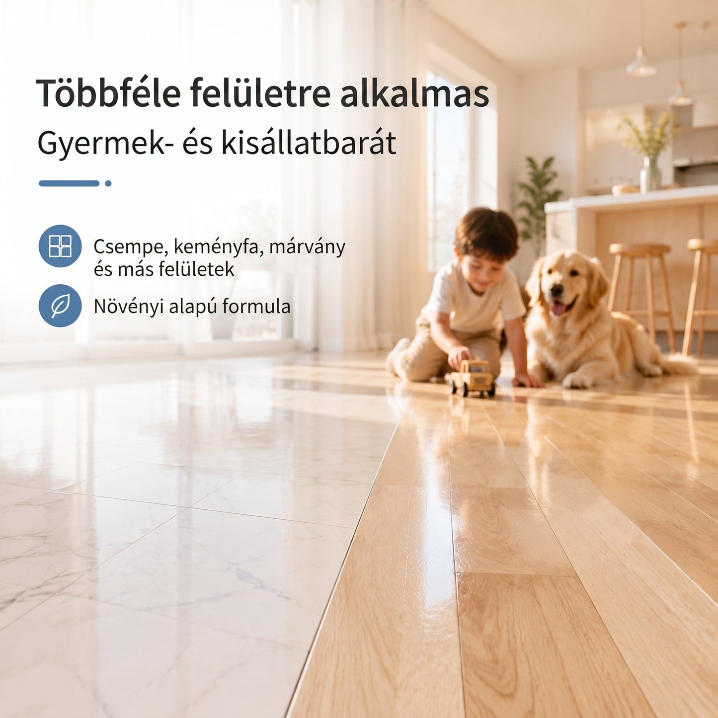 PKNEW® Padlótisztító Tabletták – Többfelületű tisztítószer keményfához, laminált padlóhoz, csempe- és lakóautó-falakhoz. Antibakteriális, szagtalanító és ápoló hatás 💎