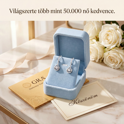 MA 90% KEDVEZMÉNY: 1 karátos „Táncoló” Moissanite fülbevaló – Tiszta S925 kényelem és csillogás, amit megérdemelsz! 💖