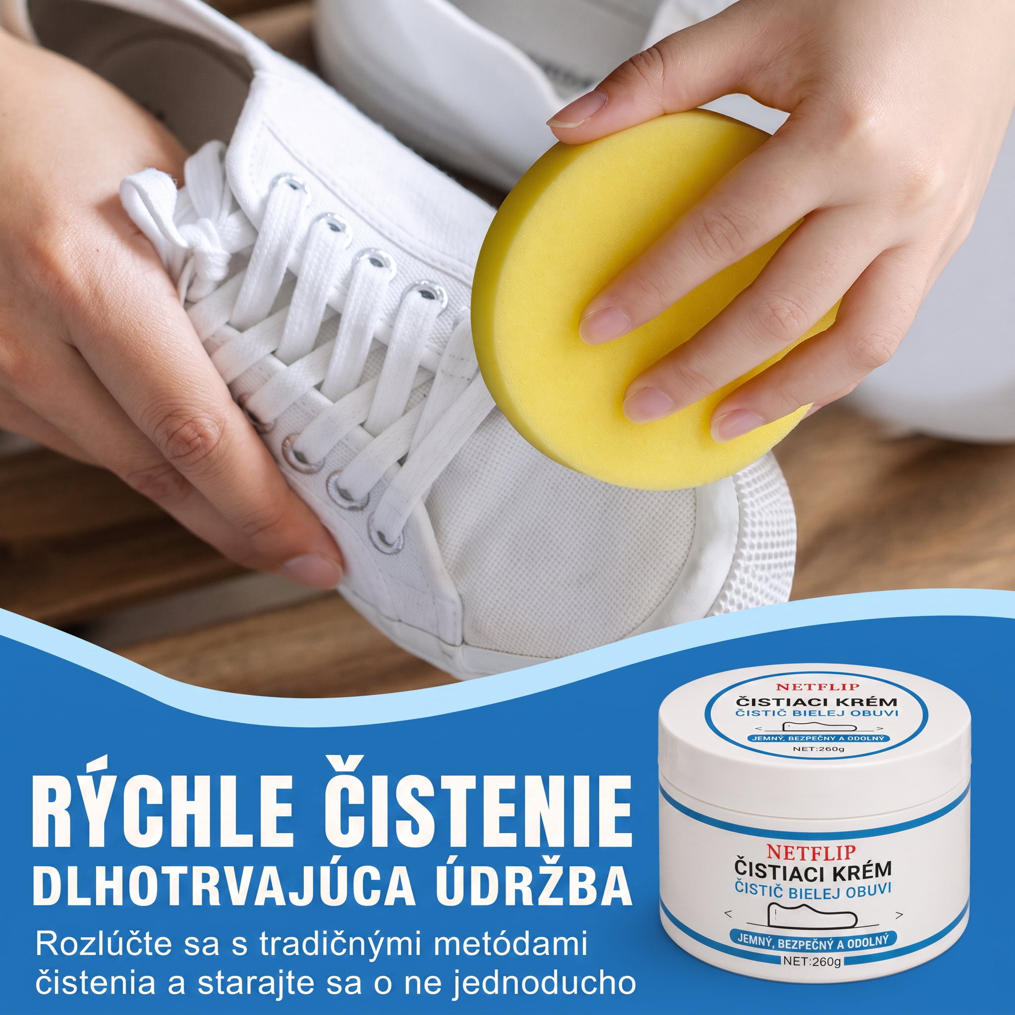 PKNEW® Magic – Bieliaci krém na obuv | Okamžitá obnova, žiarivý vzhľad počas sekúnd.