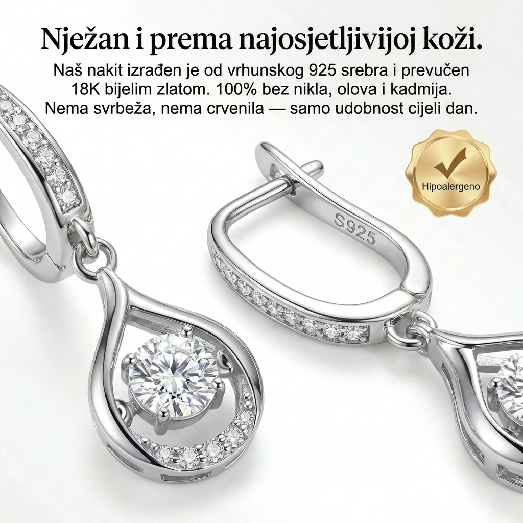🔥🔥 POPUST 90 %✨: 1-karatne „plešuće“ moissanite naušnice – čista udobnost i sjaj S925 srebra koji zaslužujete 💎
