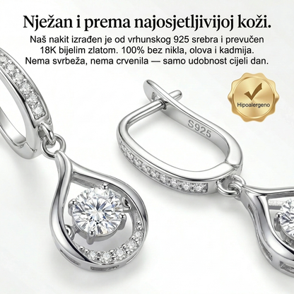 🔥🔥 POPUST 90 %✨: 1-karatne „plešuće“ moissanite naušnice – čista udobnost i sjaj S925 srebra koji zaslužujete 💎