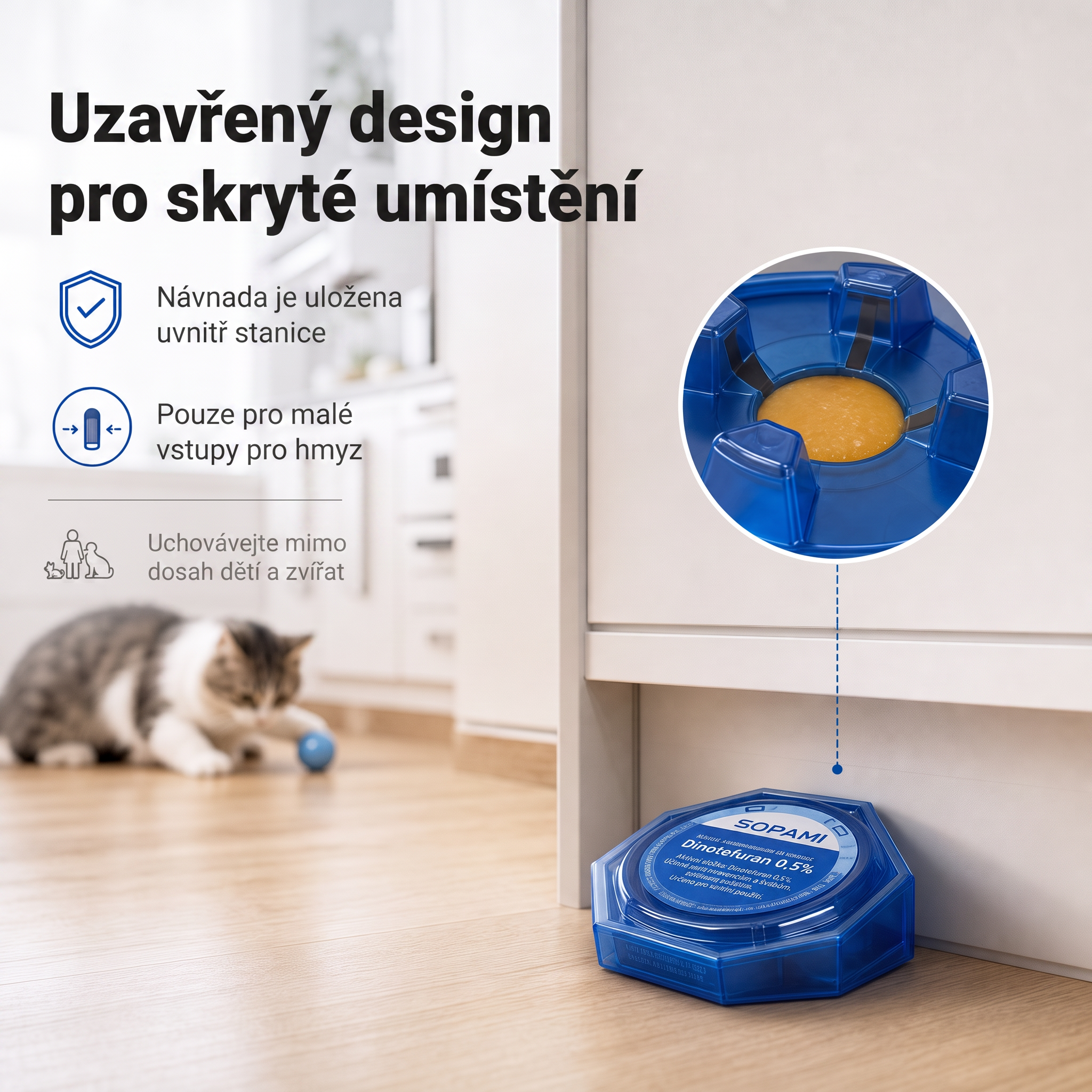 PKNEW® 🪳 Inteligentná nástrahová stanica proti švábom s reťazovým účinkom 🛡️ – zasiahne aj skryté ohniská, pomáha zlikvidovať celú kolóniu a chráni domácnosť až 2 roky 💎