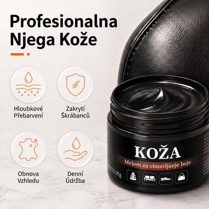 🎃 PKNEW® Intenzivni balzam za obnavljanje boje kože ✨ – Oživljava izblijedjeli izgled, ujednačava boju i pomaže pri prekrivanju ogrebotina na cipelama, sofama, torbicama i autosjedalicama 💕