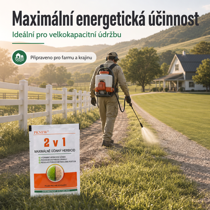 PKNEW® Granulovaný prípravok proti burine 2 v 1 Max Power 👑 – viditeľný účinok už za 6 hodín, ľahké rozmiešanie vo vode a cielené použitie na škáry, chodníky, ploty aj štrkové plochy 💎