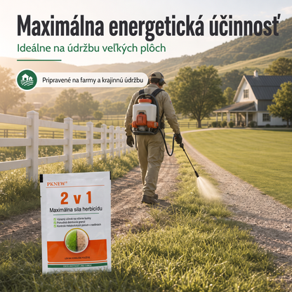PKNEW® Granulovaný prípravok proti burine 2 v 1 Max Power 👑 – viditeľný účinok už za 6 hodín, ľahké rozmiešanie vo vode a cielené použitie na škáry, chodníky, ploty aj štrkové plochy 💎