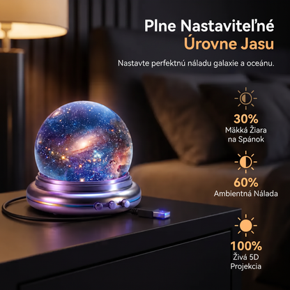 PKNEW® 🔮 Nočný svetelný projektor | NEXT-GEN SMART PROJECTION HD Smart Dynamic 5D Holografický nočný svetelný projektor