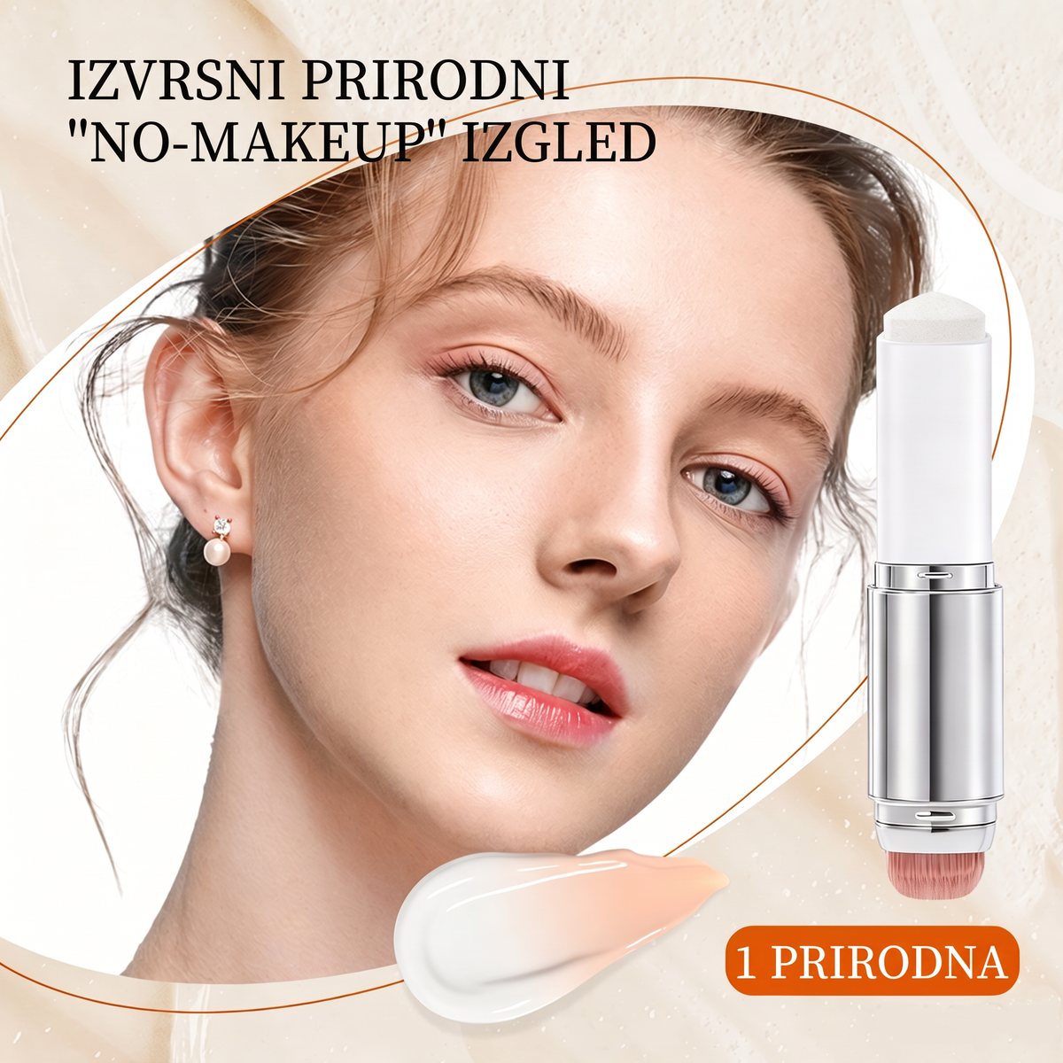🌈🌈 [𝐒𝐋𝐔Ž𝐁𝐄𝐍𝐈 𝐏𝐑𝐎𝐈𝐙𝐕𝐎𝐃] Vitalisys® Prekrivni Make-up Stick / Odvojiva Četkica – Korejski puder u sticku koji se prilagođava tonu kože s kapsulama kolagena