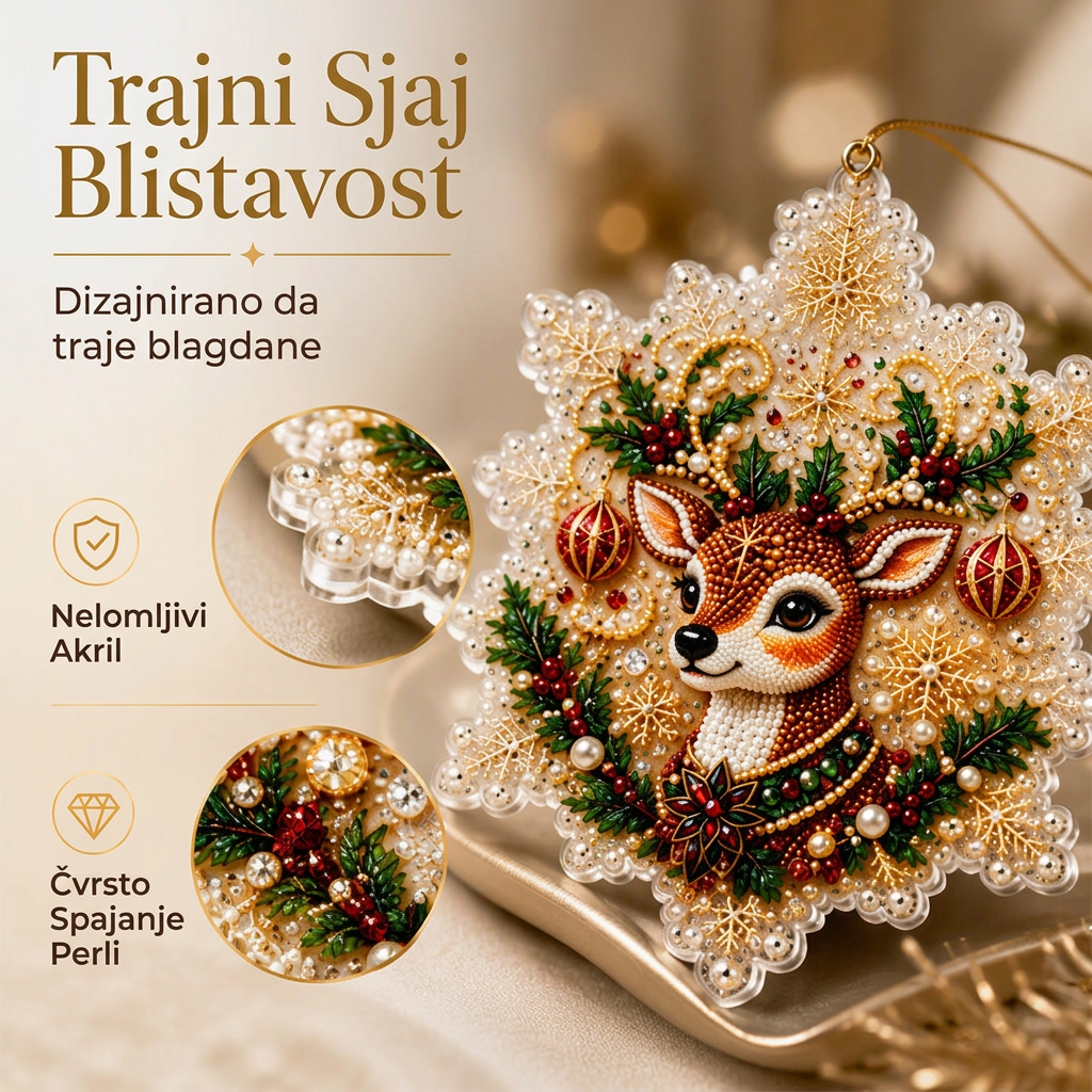 🎄 Ograničena ponuda 55% popusta 🎄 Set božićnih DIY ukrasa za bojanje i vješanje 💎