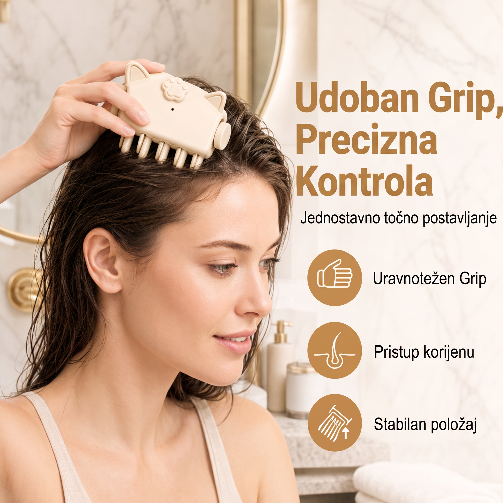 🎉 Više od 48 tisuća prodanih 💇 Bežična grijana kopča za volumen korijena, prijenosni alat za oblikovanje kose u pokretu za tanku i beživotnu kosu