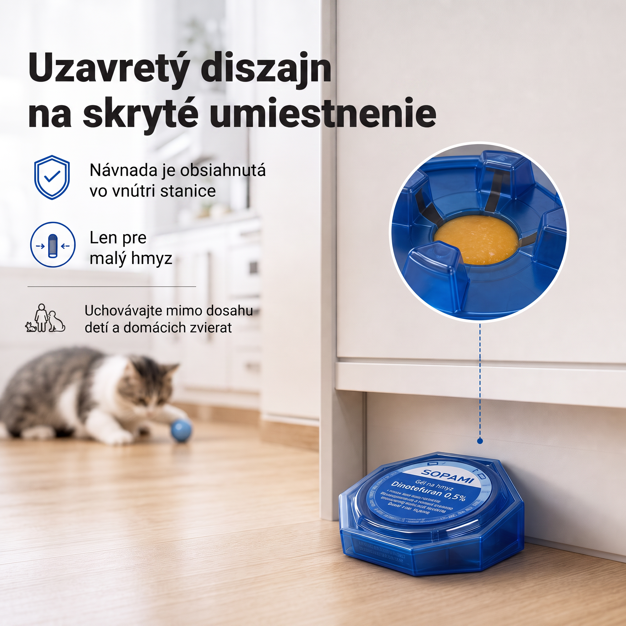 PKNEW® 🪳 Inteligentná nástrahová stanica proti švábom s reťazovým účinkom 🛡️ – zasiahne aj skryté ohniská, pomáha zlikvidovať celú kolóniu a chráni domácnosť až 2 roky 💎
