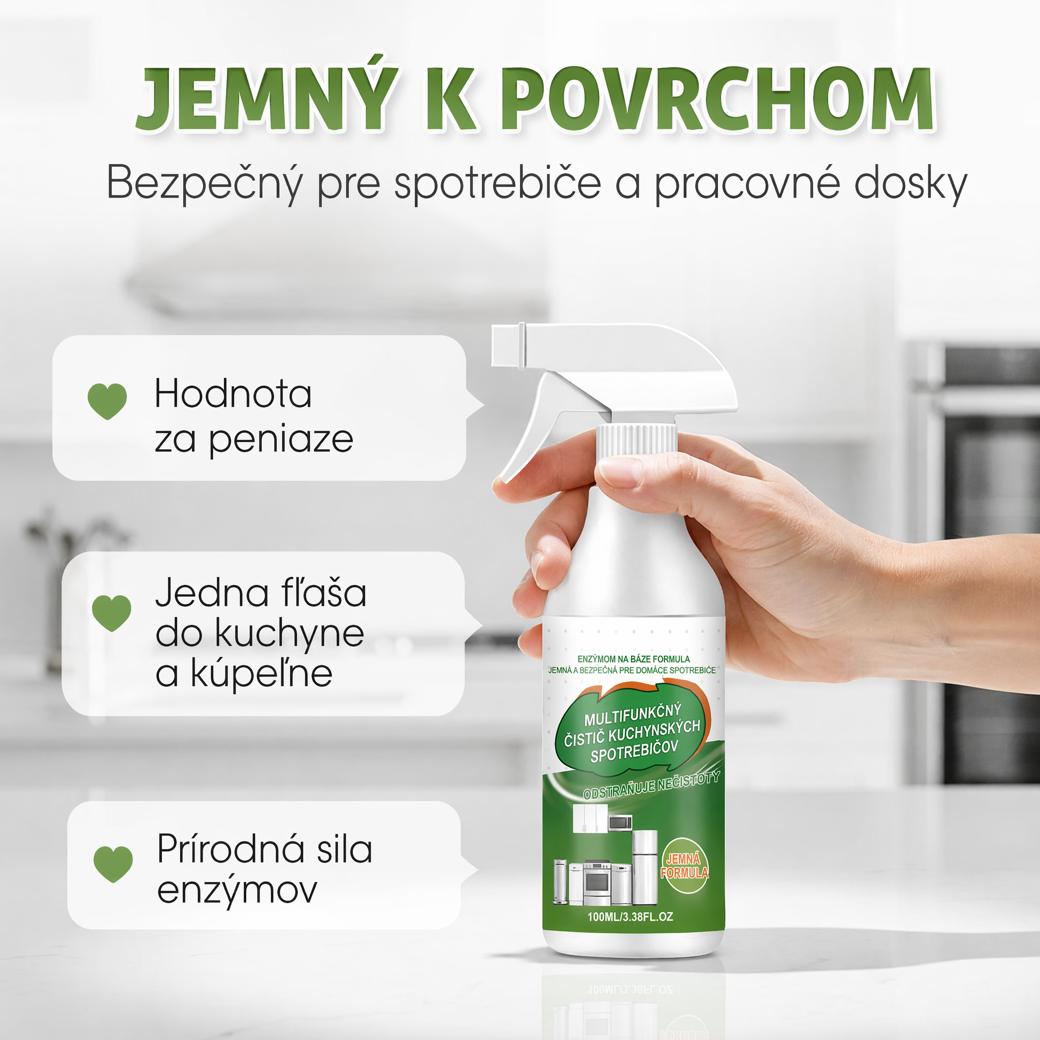 🔥 HORÚCA NOVINKA 🔥 PKNEW® Viacúčelový enzymatický penový čistič, univerzálne použitie – Kuchyňa a domácnosť 💎