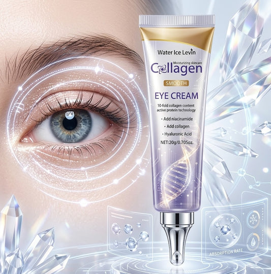 Advanced Collagen Eye Cream for Dark Circles & Puffiness – Firming & Anti-Wrinkle Under Eye Moisturizer for Revitalized Eyes