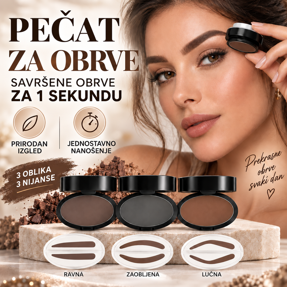 🔥🔥 2026 HIT AKCIJA 💞🖊️ Pečat za obrve s puderom i četkicom – samo pritisnite i savršene obrve u nekoliko sekundi. Vodootporno, postojano do 24 sata 💄🌸