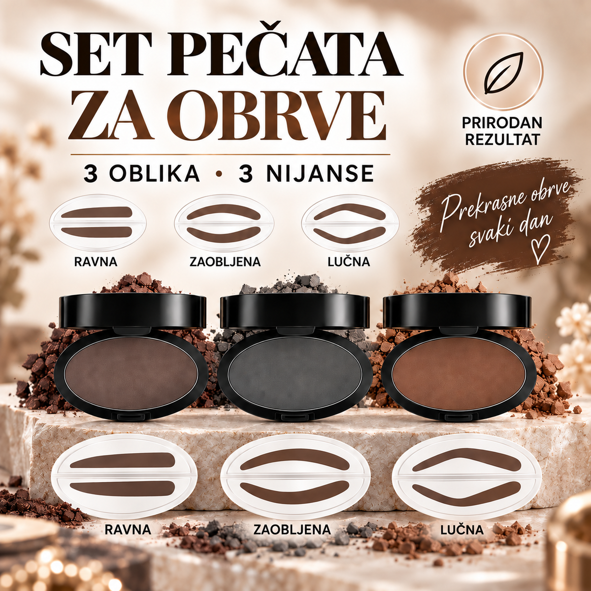 🔥🔥 2026 HIT AKCIJA 💞🖊️ Pečat za obrve s puderom i četkicom – samo pritisnite i savršene obrve u nekoliko sekundi. Vodootporno, postojano do 24 sata 💄🌸