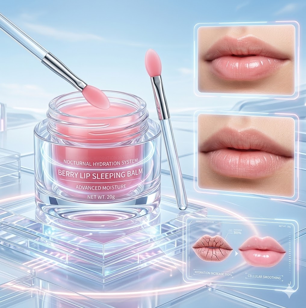 Intensive Berry Lip Repair Mask – Overnight Vitamin C Infusion for Deep Hydration & Fine Line Reduction