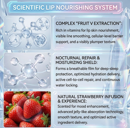 Intensive Berry Lip Repair Mask – Overnight Vitamin C Infusion for Deep Hydration & Fine Line Reduction