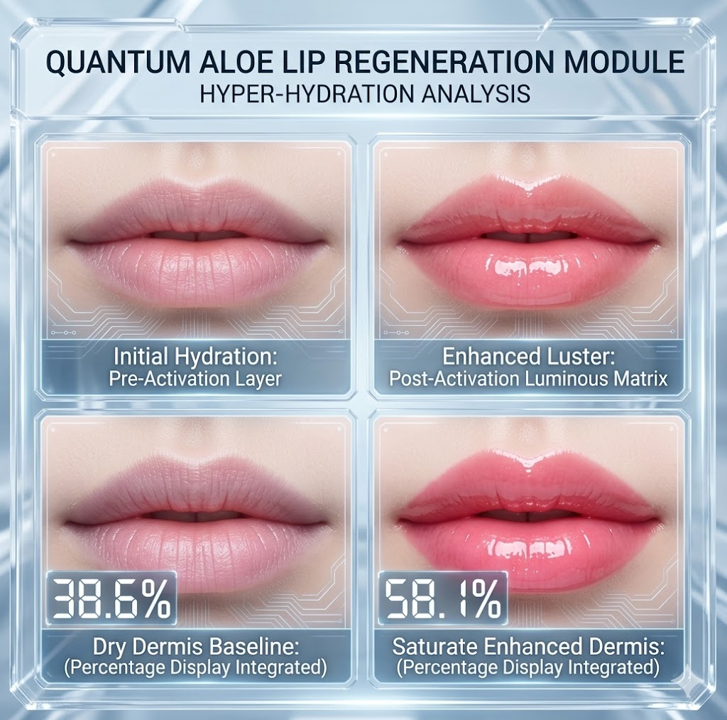 Magic Color Changing Aloe Vera Lip Balm - 12Pcs Moisturizing Long Lasting Tinted Lipstick Set for Hydrated & Nourished Lips