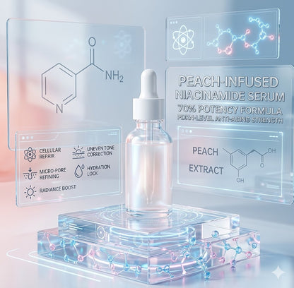 Niacinamide Radiance Face Serum: Advanced Dark Spot Corrector, Pore Minimizer & Anti-Aging Firming Formula (30g)