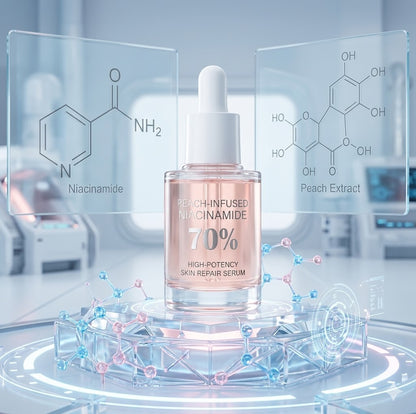 Niacinamide Radiance Face Serum: Advanced Dark Spot Corrector, Pore Minimizer & Anti-Aging Firming Formula (30g)