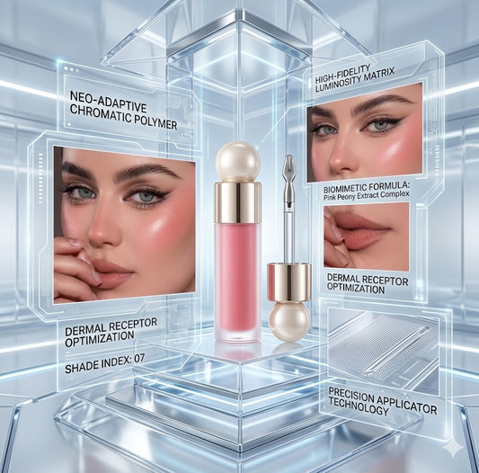 Versatile Liquid Glow Luminizer for Face & Body: Lightweight Liquid Blush & Contour Set - High-Shine Dewy Finish for a Healthy Natural Glow