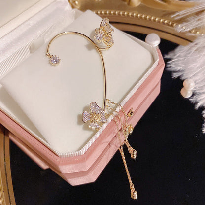 Premium Butterfly Ear Cuff🦋 —  Hypoallergenic, Nickel-Free & Lead-Free | Comfortable Clip-On Design for Sensitive Ears💎